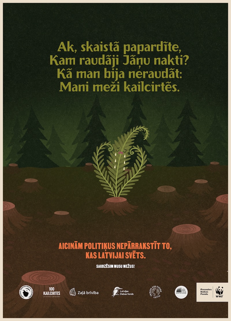 Ak, skaistā papardīte